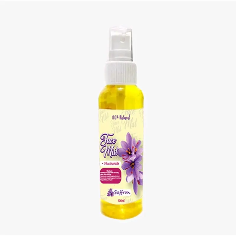 Face Mist Saffron Niacinamide 100ml mencerahkan wajah menghilangkan bekas jerawat 1