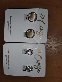 Product Review of Claurensia Earrings | Anting jepit tanpa tindik korea aksesoris wanita korean style trendy stylish from K**O 0