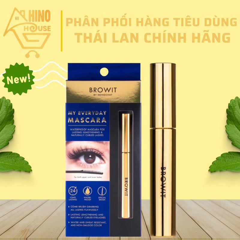 Mascara Browit Nongchat Thái Lan Làm Dày Dài Mi Chuyên Dùng Cho Makeup - Hinohouse