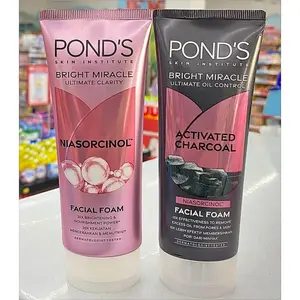 POND'S FACIAL FOAM BRIGHT NIASORCINOL & ACTIVATED CHARCOAL