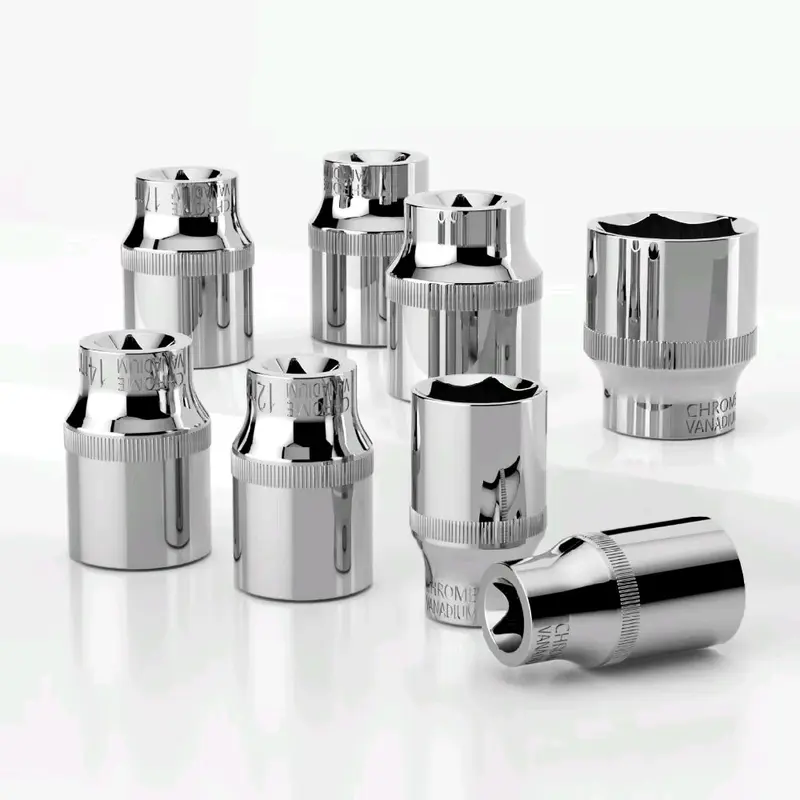 Mata Sok Pendek 1/2 12pt / Kunci Sock pendek 8mm - 32mm 1/2 12pt Tekir - 11mm 1