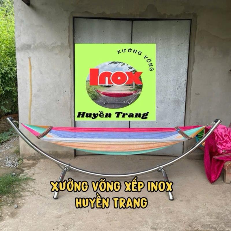   shop 1  BỘ VÕNG BÁN NGUYỆT INOX DẦY 1LY2 HÀNG CAO CẤP ,TRỌN TẢI 300KG ,KÈM LƯỚI 1kg6 ,võng nằm người lớn 