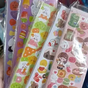 [DOTDING] ‌Stiker Kartun Shiny 200 Lembar Motif Unik - Set DIY Hias Buku Catatan & HP Cover Mahasiswa‌/Shiny Stickers Cartoon DIY Hand Account Adhesive Label for School Holiday Gift Supplies H300