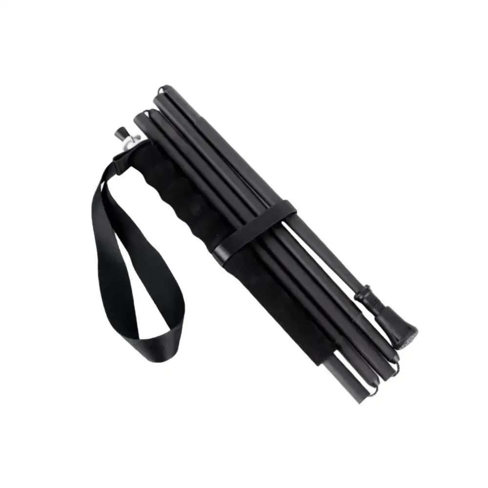 2024 New Carbon Fiber Trekking Pole 5-Section Trekking Pole Carbon Ultralight Portable Camping Trip Folding Trekking Pole