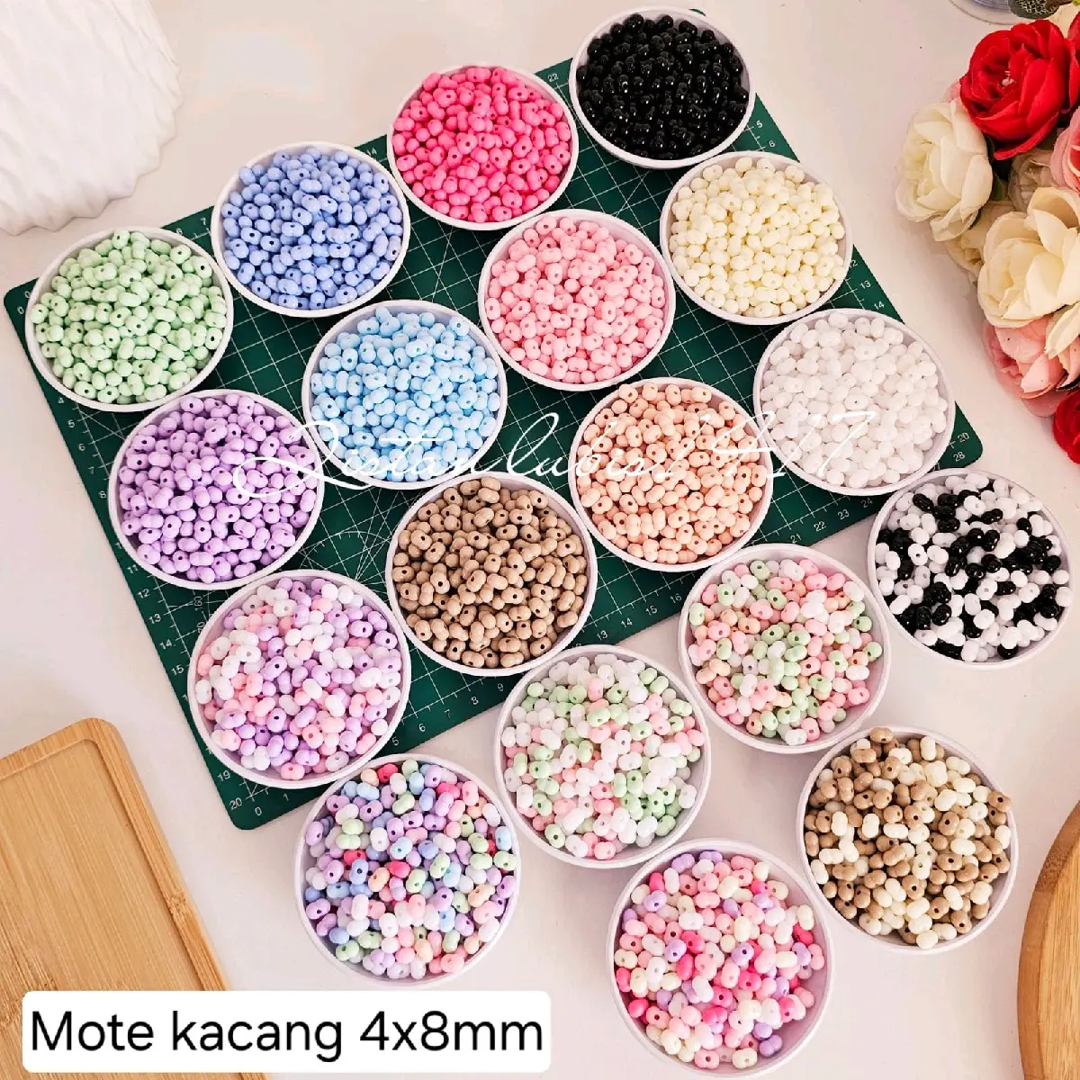 Mote manik Beads Kacang 5gr