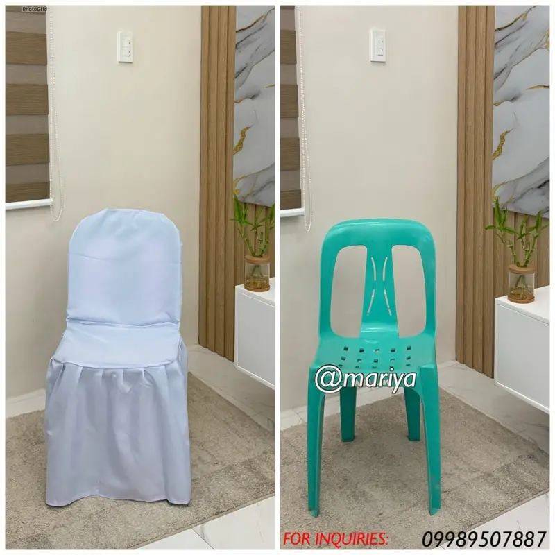 Monoblocks Seat Cover | Katrina or Geena Fabric | Upuan | Ruby or Uratex chair/Mariya