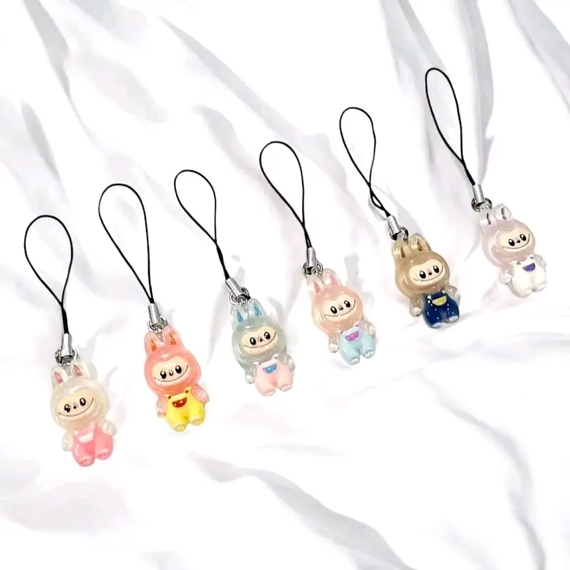 Charm HP Tali Labubu Full Body Phonestrap Gantungan Charm Handphone Lucu Phonecharm Handmade Fashion