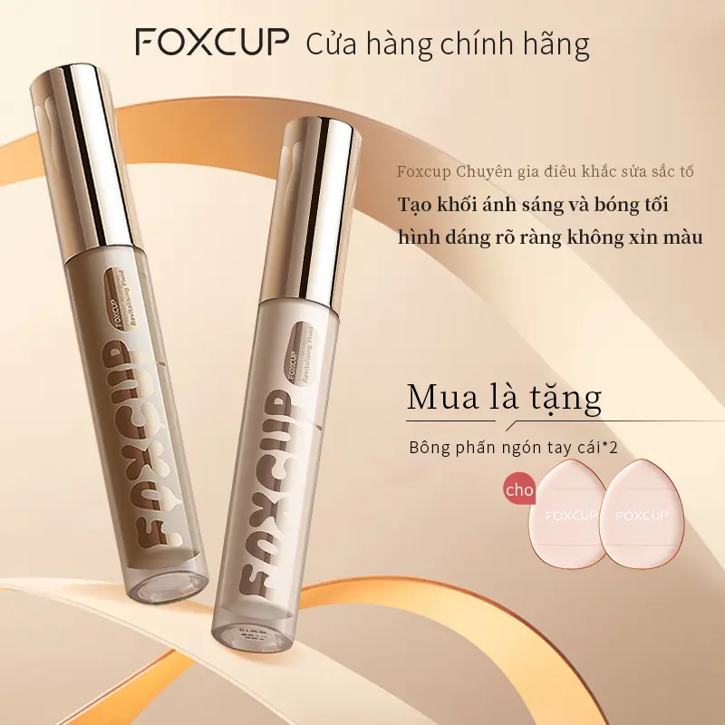 【COD】FOXCUP Dung Dịch Tạo Khối Mũi, Contour, Highlight, Làm Sáng - Hàng Chính Hãng từ Cửa Hàng Flagship【Giao hàng siêu tốc】 highlighter