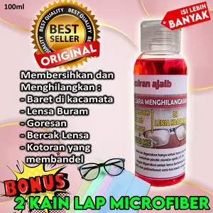 Menghilangkan baret dan goresan kacamata dan pembersih antifog Glasses