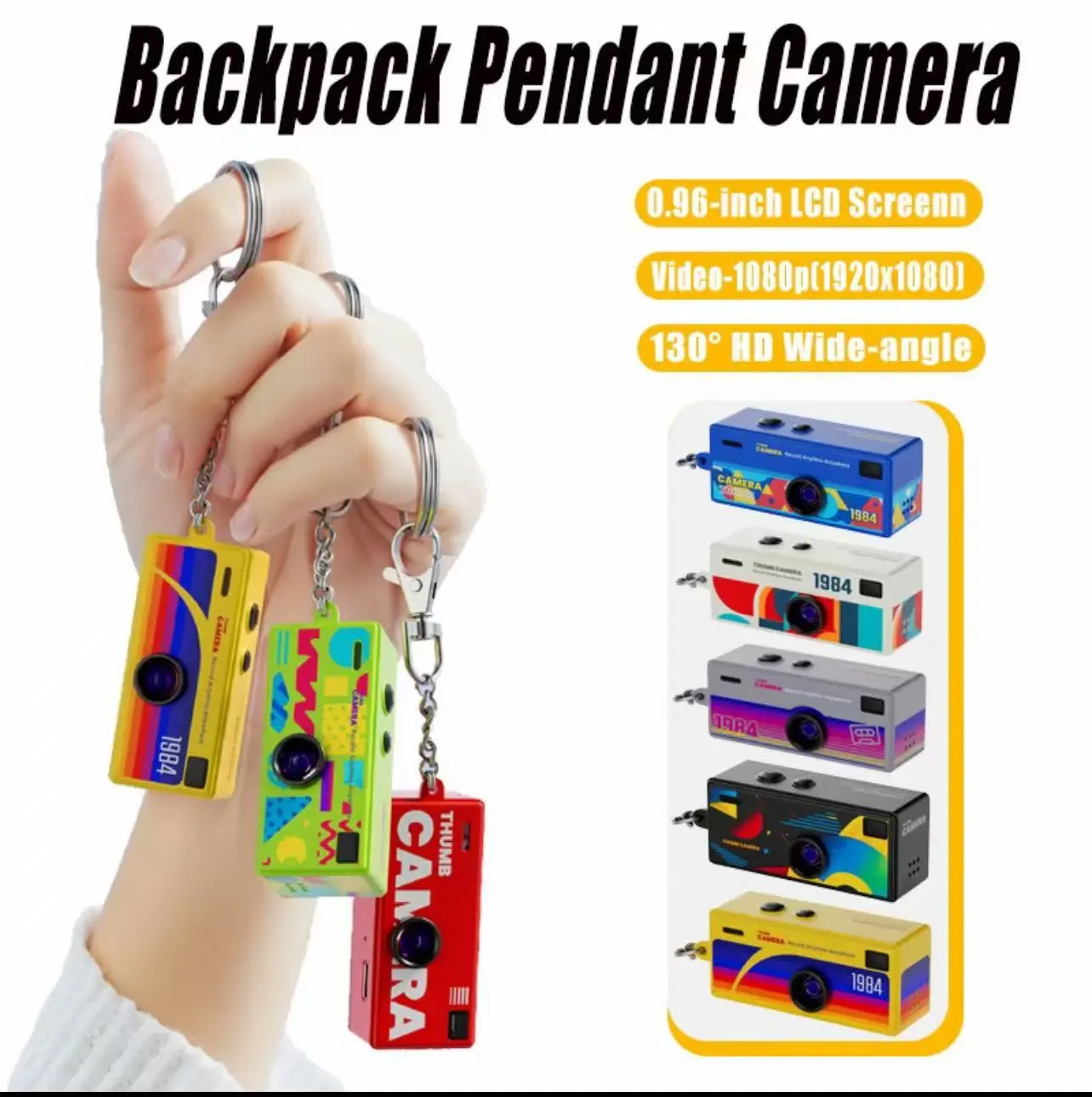 G6 Thumb Mini Camera 4K HD Anti-Shaking Student Outdoor Sports