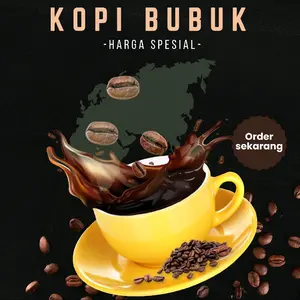 kopi Bubuk Robusta Cap Tiga Bintang 100 g X 10 total isi 1000g