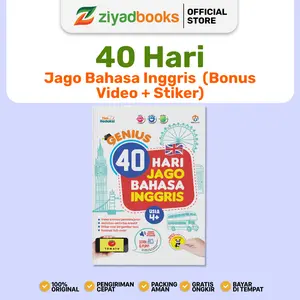 (Bonus Audio) Buku Bahasa Inggris Anak Mudah & Cepat - 40 Hari Jago Bahasa Inggris Anak Usia 3 tahun Ke Atas