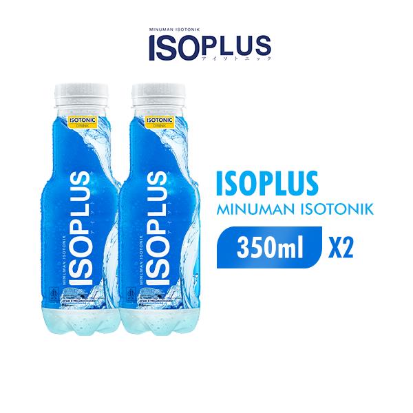 Isoplus Isotonik Siap Minum Botol 350ml x2 - Shop | Tokopedia