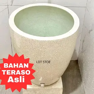 ONGKIR SESUAI APLIKASI tinggal cekout. Bak Mandi Aneka Model Berbahan TERASO ASLI Pengiriman Bergaransi Kualitas Terbaik