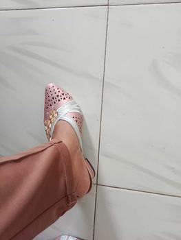 Product Review of Sandal Hak DMN-04 Wanita Simpel dan Elegan Ukuran 37-42 - Heels High Karet Pesta Shoes Sendal Kaca from a**1 1