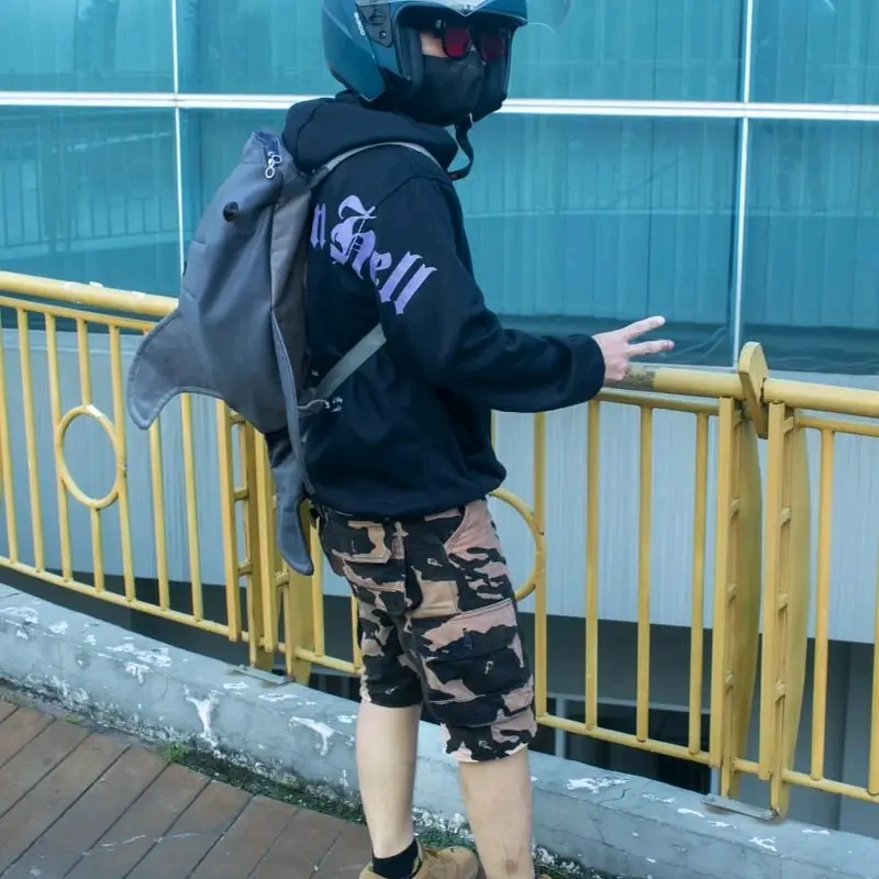 tas gendong model hiu backpack hiu Sekolah 5