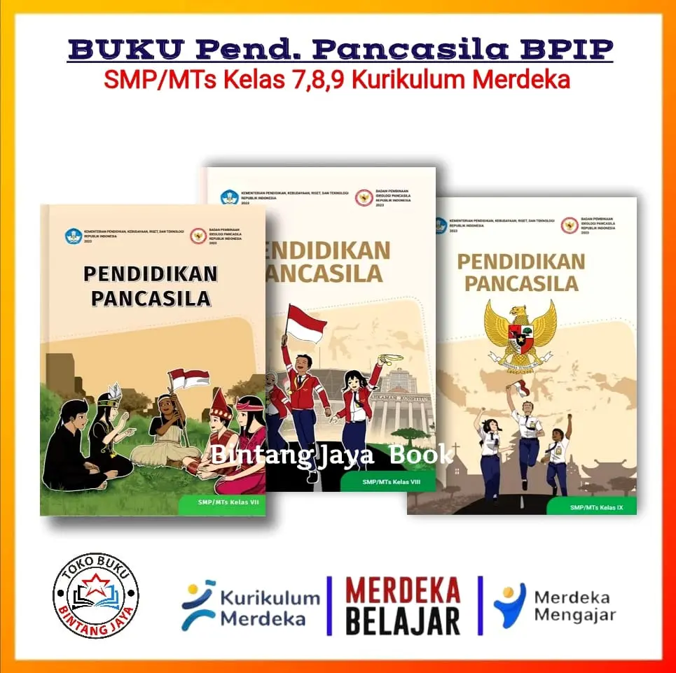 Buku Siswa Pendidikan Pancasila SMP/MTs Kelas 7,8,9 DIKNAS/BPIP Kurikulum Merdeka