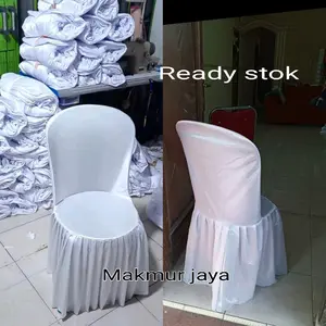 ISI 10 PCS SARUNG KURSI NAPOLLY PLASTIK BULAT ALLSIZE BAHAN ABUTAI BARANG READY
