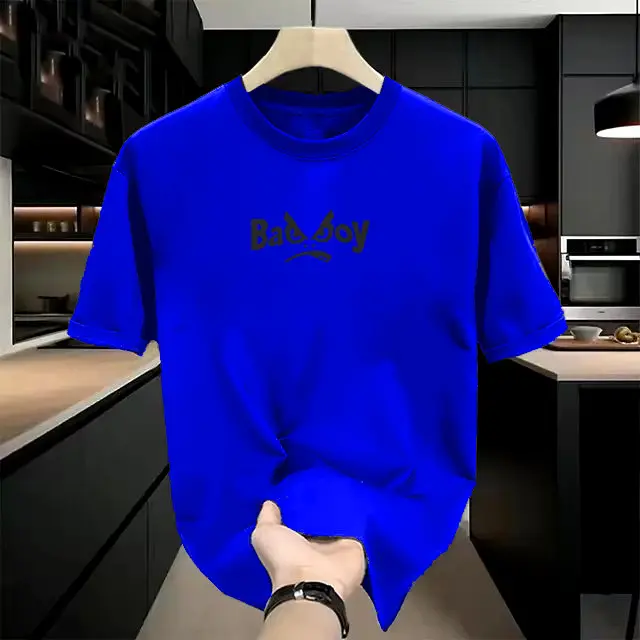Baju Kaos Distro Lengan Pendek Bad boy Hitam Bahan Katun Combed 30s Pria Dan Wanita Dewasa 7