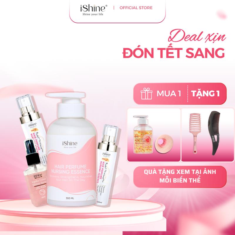 DEAL SỐC Tinh Chất Dưỡng Tóc Hương Nước Hoa ISHINE Hỗ Trợ Cung Cấp Dưỡng Chất Cho Tóc Hư Tổn Hỗ Trợ Giảm Tóc Xơ Rối Hỗ Trợ Chăm Sóc Tóc Chai 300ml 100ml Women Nữ