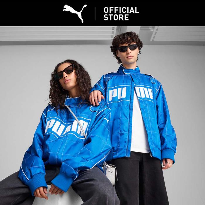 Gambar PUMA Jaket ARCHIVE SEASONAL Relaxed Racer Unisex Team Royal - XS dari PUMA Indonesia Kota Bekasi Tokopedia