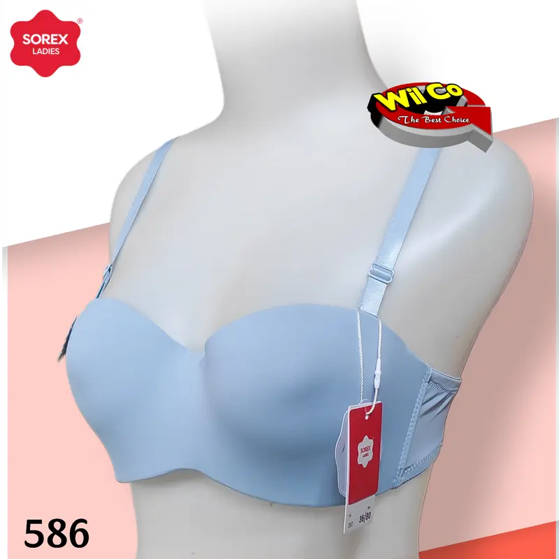 K586 Sorex Bra Wanita Seamless Ada Kawat Cup A Size  34 - 40 Dua Pengait Busa Tipis Bh Dewasa 3