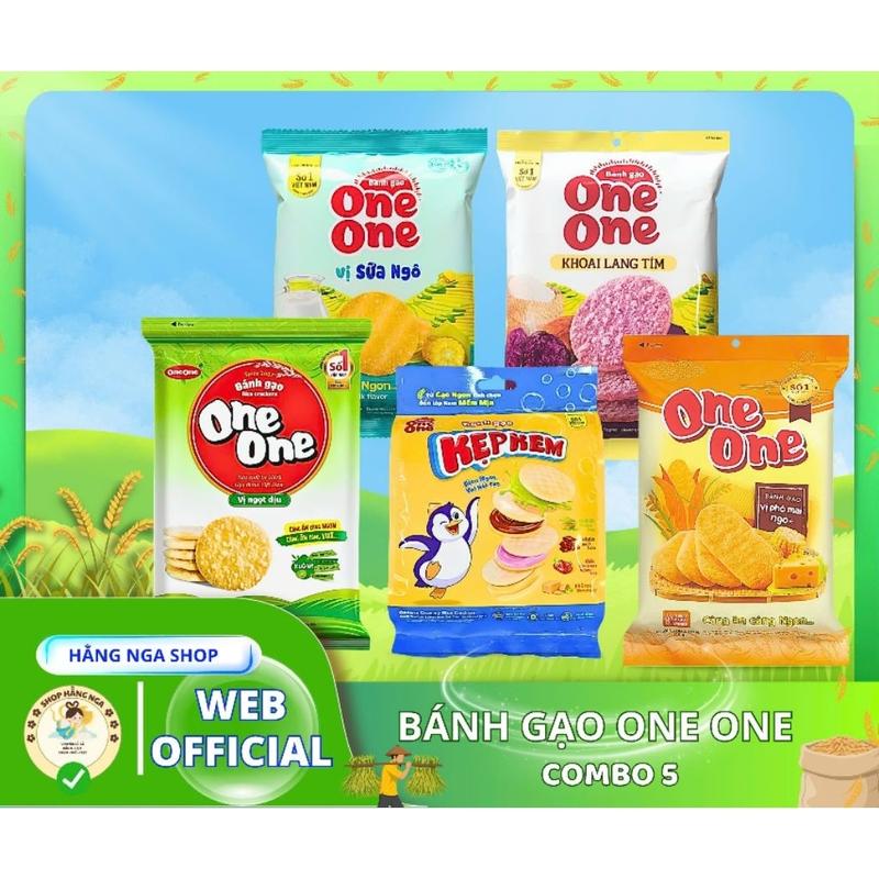 Combo Bánh Gạo Đa Vị| Bánh Gạo Kẹp Kem| Bánh Gạo One One Số 1 Việt Nam| Ngày…