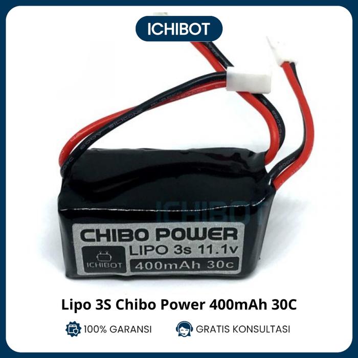 Gambar Baterai Lipo CHIBO POWER 3s 400mAh Ultimate 5 Battery Lippi dari ichibot Kab. Sleman Tokopedia
