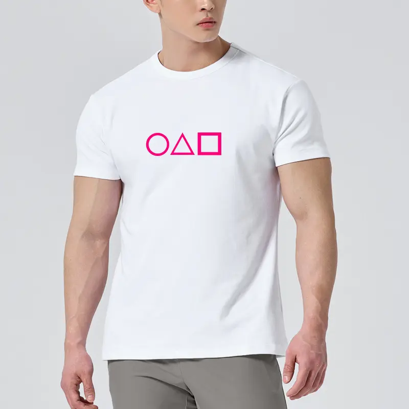 KAOS PRIA SQUID GAME LAKI-LAKI ATASAN MURAH DISTRO GAMBAR SABLON KEREN GRATIS ONGKIR CASUAL CREW NECK | SIMPLE, DINAMIS, DAN MEMBERIKAN KESAN  KASUAL 2