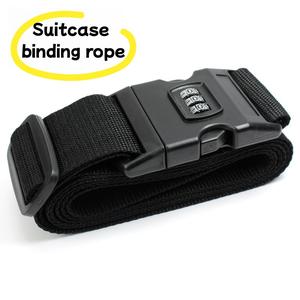 Baggage Belt Travel Rainbow Adjustable Luggage Suitcase Strap with Coded Lock Secure Lock Safe 1.7m Belt Strap