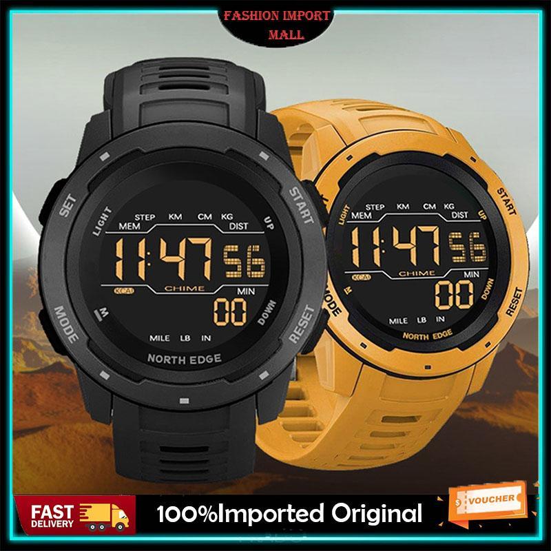 Jam tangan sukan elektronik fesyen untuk lelaki, kalis air, Digital ...