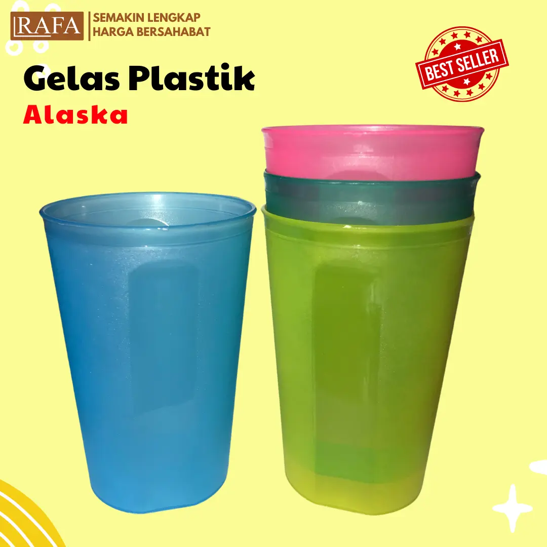 RAFA | Gelas Plastik Murah Tebal Alaska