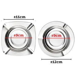 Asbak Murah 5pcs – Bahan Stainless, Anti Karat, Cocok Buat dirumah maupun untuk Usaha!