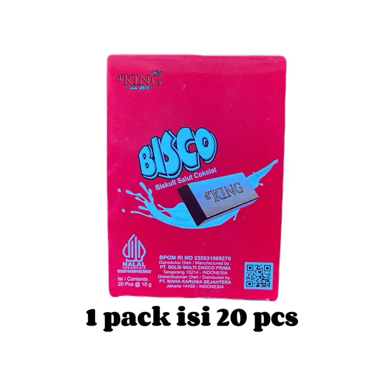 Coklat Bisco D'king 1 kardus Isi 80 batang 5
