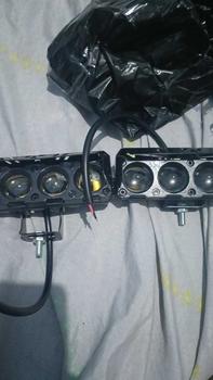 Product Review of Lampu Sorot SQL 4 Mata D3 Plus Devil Eye 12V-24V Jauh Dekat 2 Warna Lampu Kabut SQL 2 Warna Plus Devil Motor Mobil Bis Truk from T**α 1