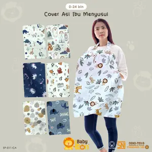 BABY LEON Cover Asi 2in1 Cover Stroller Adjustable Clemek Menyusui Apron Ibu Menyusui SP-011-CA Bayi