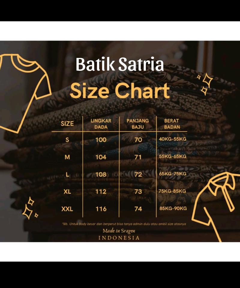 Product Introduction of Batik Satria - Baju Batik Slimfit Motif Wulu gold cowok Mewah - Kemeja Batik Pria Modern Lengan Panjang Lapis Furing Premium Casual Atasan 0