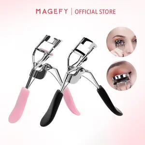 MAGEFY Penjepit Bulu Mata - Alat Kecantikan Mudah Digunakan Bahan Stainless Steel Warna Pink & Black Berat 26g