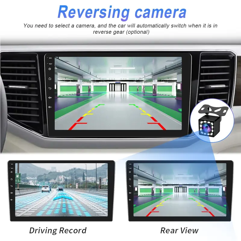 4GB+32GB 8GB+64GB 7/9/10  Inch Android 12 Radio Stereo Mobil  4+32GB  ROM Bluetooth WiFi GPS Navigasi Head Unit dengan Layar IPS 2.5D Android 9 inch Mobil Stereo Radio Car Multimedia MP5 GPS WIFI 7