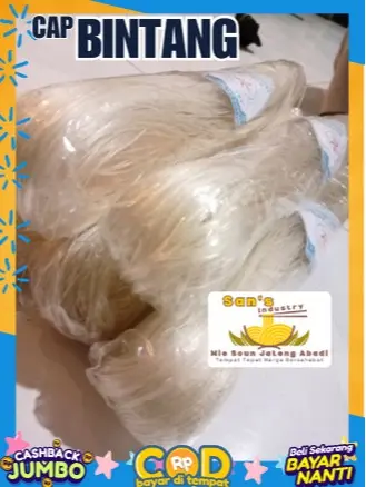 Bihun klaten soun manjung cap bintang isi 10 pcs berat (1Kg) Mie Food