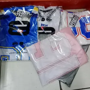 Thirtythree.supply / 16/ Coquette / Jersey / Streetwear / Oversize / Body Fit / Music / Musik / Retro / Vintage / Brand / Korea / NFL / Music / Rugby / y2k / Bloke Core / Sport / Daily / Pria / Wanita / Unisex / Atasan / Kerah /Panjang Keren Nyaman Basic