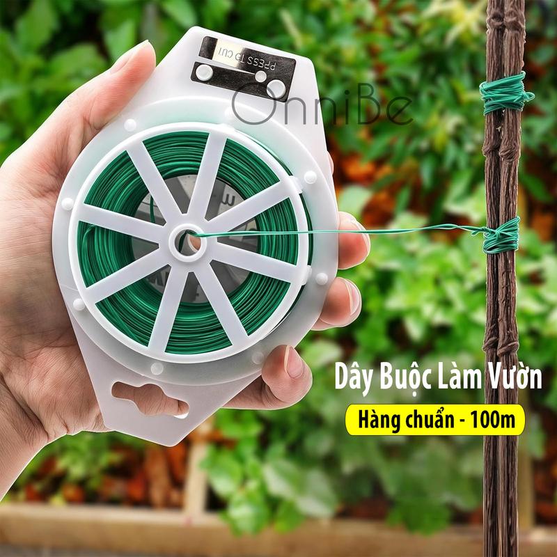    Loại 1   Dây Buộc Làm Vườn Kem Bọc Nhựa Cố Định Cành Cây Hoa Cây Cảnh Dây Mạng Dây Điện,...Đa Năng và Tái Sử Dụng 