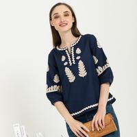 Gambar SISTER'S Blouse - Blus Atasan Wanita Katun Bordir Y9439 (ZE) - Cokelat, M (T2) dari Sisters Fashion Group Kota Administrasi Jakarta Utara 1 Tokopedia