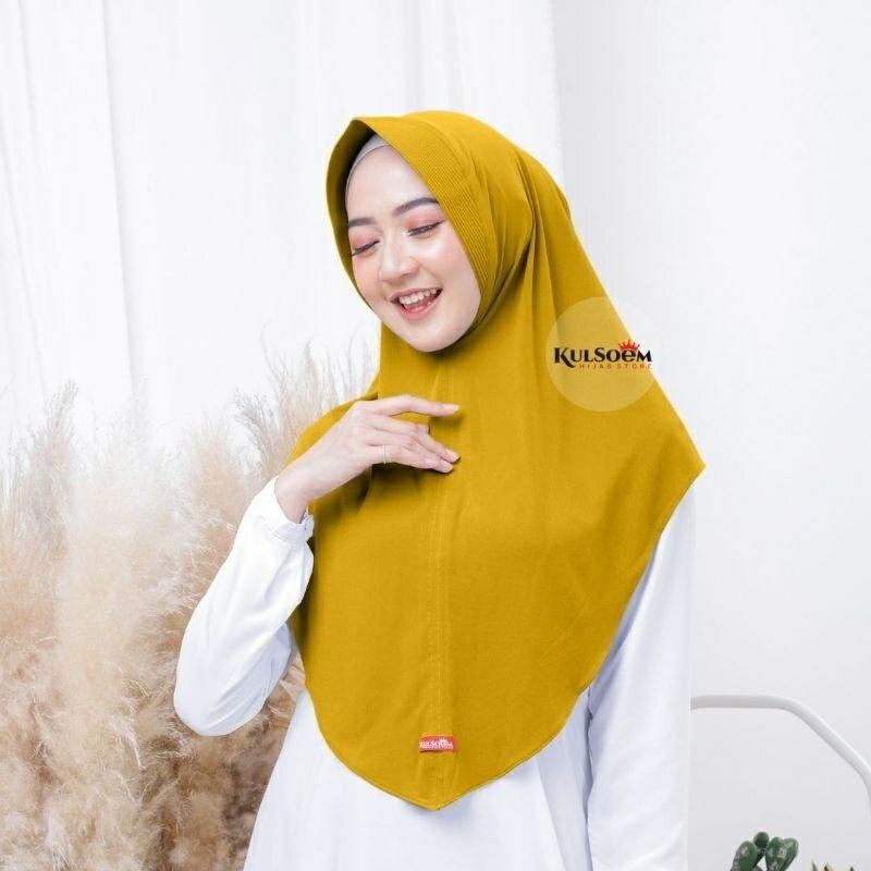 Product Introduction of HIJAB INSTAN PET ALYA-KERUDUNG BERGO-JERSEY SUPER PREMIUM-KULSOEM Muslim Wanita Simple 24