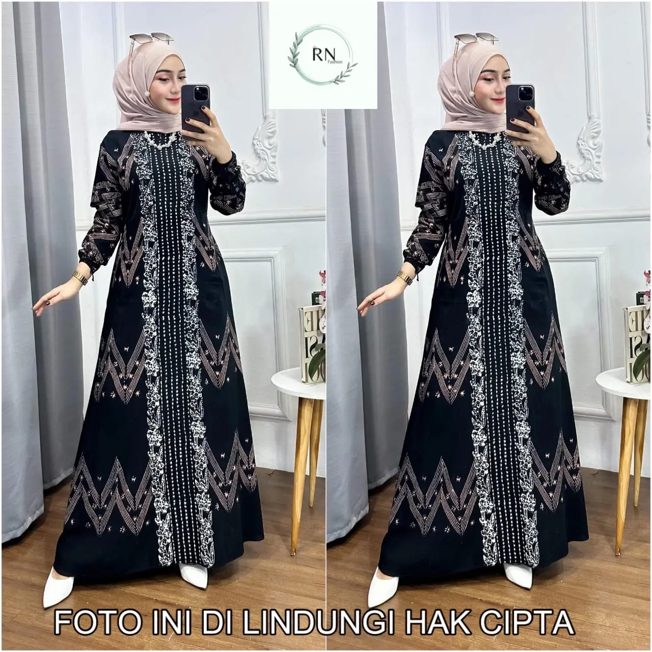 Gamis Twill Ori Premium Terheboh Dress Muslim Syari Lebaran Wanita Maxi