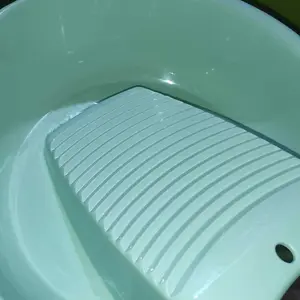 Hawaii Baskom Cuci Baju Bayi MINI Bak Cuci Papan Gilesan Baju Plastik Talita 9070 untuk Keperluan Rumah Tangga