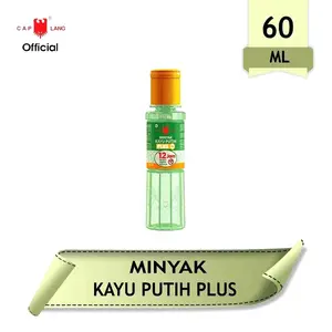 Minyak Kayu Putih Plus 60ml Cap Lang, Minyak Kayu Putih Plus 60ml