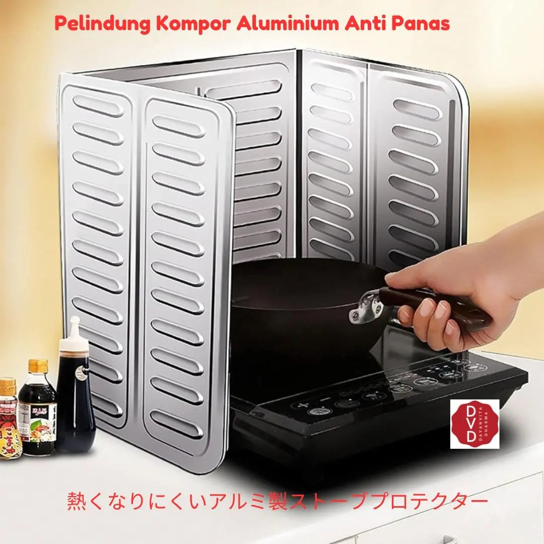 Pelindung Kompor Aluminium Anti Panas - Penyekat Kompor Aluminium Anti Minyak