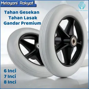 6 inch/7 inch/8 inchRoda Bagian Depan Kursi Roda / Roda Kursi Roda / Roda Kursi Lumpuh