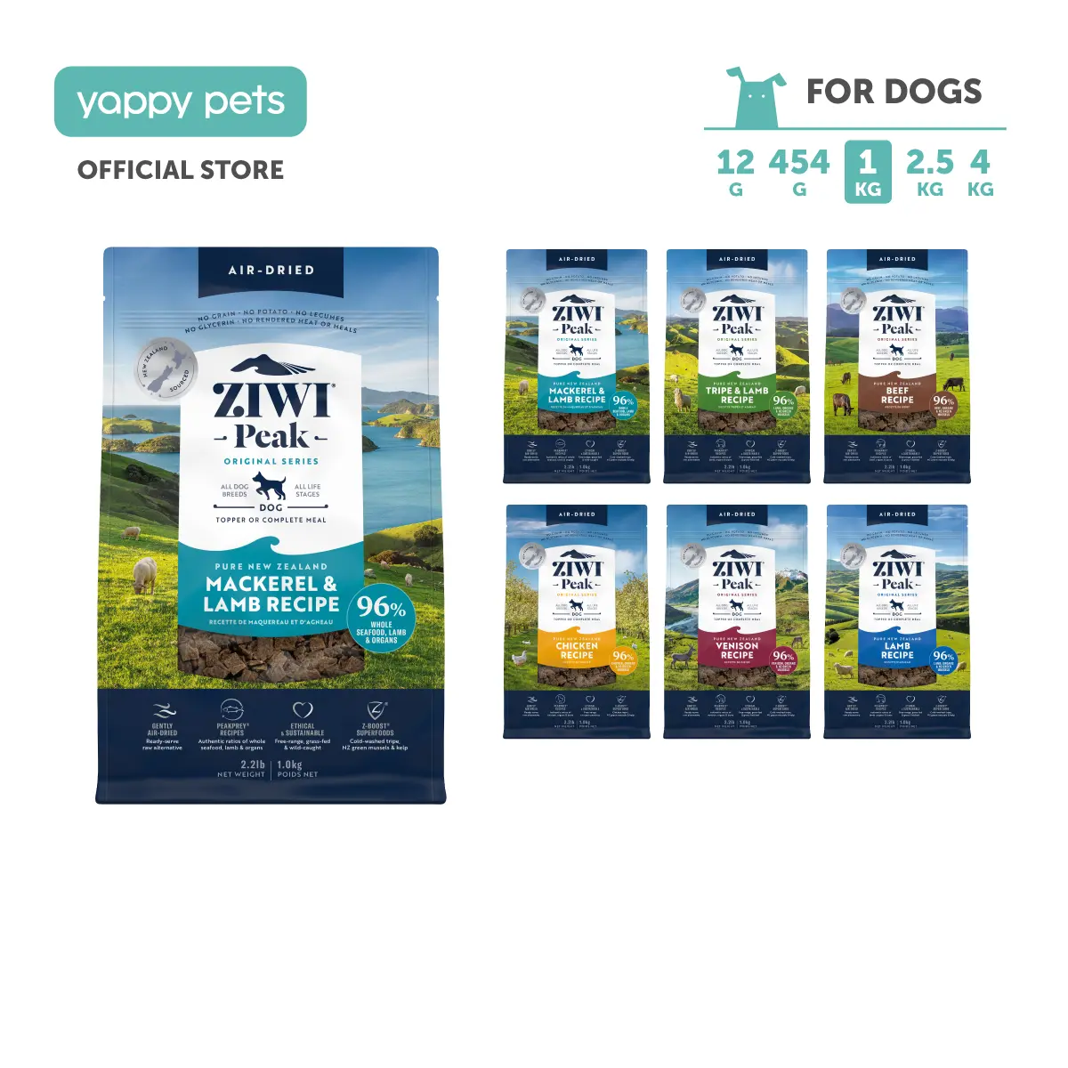 ZIWI Peak Originals Series Air Dried Dog Food